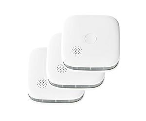 Lot de 3 Détecteur de Fumée Intelligent 85dB Sans Fil WIFIDS21WT SmartLife Blanc