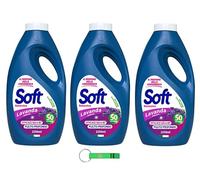 Lot de 3 détergents doux Detersivo Lavatrice Lavatrice - Lessive liquide - 50 lavages 2250 ml + porte-clés Beni Culinari