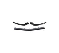 Lot de 3 diffuseurs de pare-chocs avant noirs, protection pour Benz W207 Classe E E200 E350 2014-2016(Carbon Fiber Look)