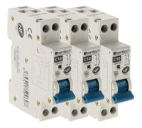Lot de 3 disjoncteurs 10A PH/N - NF - Zenitech