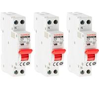 Lot de 3 disjoncteurs à vis PH+N Pouvoir de coupure 4.5KA 10A NF - Thomson