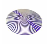 Lot de 3 disques 10 cm cuivre violet doré MultiWave Oscilllator Antenne Ornements Lakhovsky MWO disque