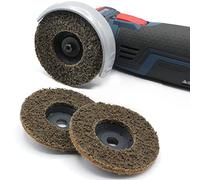 Lot de 3 disques abrasifs non tissés pour meuleuse d'angle Bosch GWS 76 10,8-12 V