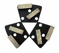 Lot de 3 disques de meulage diamant trapézoïdaux pour Iron Horse, Warrior, XtremePolishing et ASL, grain 30/40, liaison dure, lot de 3 pièces