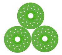 Lot de 3 disques de meulage pour dalles roche, disque coupe en verre émeri 3, 9 pouces avec design poreux, lames scie diamantées pour le meulage du jade, du cristal, des bouteilles