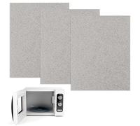Lot de 3 disques de mica pour micro-ondes - 15 x 12 cm - Feuille de mica - Couvercle de guide d'ondes - Feuilles de mica - Accessoires de réparation universels