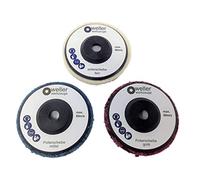 Lot de 3 disques de polissage pour ponceuse d'angle portative Bosch GWS 10,8 10 8 12 V 12 76 Berner Würth BTI