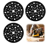 Lot de 3 disques de ponçage - Diamètre : 150 mm - - 70 trous - Avec fermeture - Pour ponceuse excentrique Mirka - Accessoires pour ponceuse excentrique