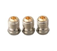 Lot de 3 disques d'éclatement en laiton pour valve de régulateur de réservoir HPA, disque de rupture de vis de sécurité anti-émeute 1,8 K/3 K/5 K/6 K/7,5 K (noir/argent) (5000 psi)