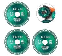 Lot de 3 disques indestructibles pour meuleuse, disque indestructible 2.0 - Coupez tout en quelques secondes, lame de scie ultra fine de 10,2 cm, lames de scie circulaire de 10,2 cm pour la coupe