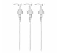 Lot de 3 distributeurs à pompe pélican de 5 litres pour conteneur de 5 litres - Dose de 4 ml idéale pour shampooing, alcool, huiles, etc. 38 mm