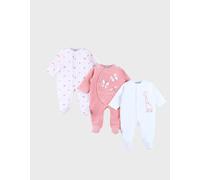 Lot De 3 Dors-bien En Velours Rose 12M(74CM)