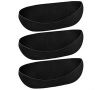 Lot de 3 doublures de panier suspendu pour jardin, construction en feutre, compatible avec les supports de plantes en fil métallique de taille standard et les paniers de fleurs de clôture (61 cm)