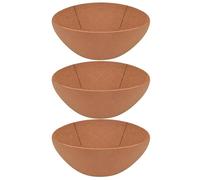Lot de 3 doublures de pot de fleurs rondes pré-découpées en feutre pour extérieur, plantation de jardin, aménagement paysager, matériau durable, installation facile, utilisation en extérieur