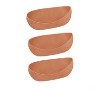 Lot de 3 doublures en feutre pour panier de plantes à suspendre et à fenêtre, doublure en tissu pour soutenir la santé des racines et la croissance des plantes (76,2 cm)