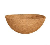 Lot de 3 doublures pour panier suspendu fabriquées à partir de fibre de coco naturelle pour soutenir la santé des plantes avec rétention d'eau et stabilité du sol (40,6 cm)