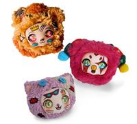 Lot de 3 doudous, lion, Kitty, clown, en peluche, mignon, pour enfants et adultes, compagnon pour sac à dos, sac à dos, figurine de collection d'action, cadeau pour garçons, filles, amis