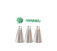 Lot de 3 douilles à douille #81 - Embout de passepoil spécial pétale pour fleurs florales, rubans et textures décoratives