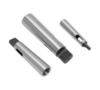 Lot de 3 douilles de réduction, douille conique, cône morse avec 3 boîtes de rangement pour perceuses à colonne