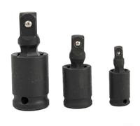 Lot de 3 douilles pneumatiques avec joints pivotants de 30,5 cm, 96,5 cm, 35,6 cm conçus pour la précision et la durabilité avec une rotation complète pour une meilleure couverture