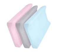 Lot de 3 draps de berceau doux et confortables pour landau de bébé, housses de couette pour table à langer