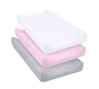 Lot de 3 draps de berceau pour landaus, berceaux doux et confortables, housses de literie pour table à langer, housse confortable pour table à langer pour bébé
