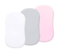 Lot de 3 draps de berceau respirants et amovibles pour matelas à langer pour nouveau-né, berceau ovale rectangulaire sablier