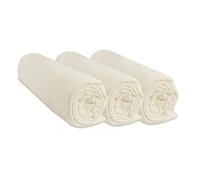 Lot de 3 Draps Housse Bébé pour Couffin Berceau Nacelle Lit Bébé Lit Parapluie | 100% Coton | Extensible | Doux & Respirant | Marque Easy Dort |Label Oeko-Tex | Fabriqué en Europe (Écru, 70x160)