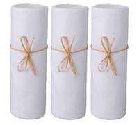 Lot de 3 draps housses bébé jersey bio blanc 70x140 - P'tit Basile