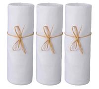 Lot De 3 Draps Housses Bébé Jersey Bio Blanc 70x140 - P'tit Basile Blanc