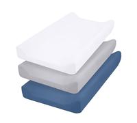 Lot de 3 draps-housses pour bébé pour couches latérales confortables, housse de protection pour matelas à langer, housse de protection pour berceau
