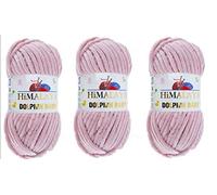 Lot de 3 écheveaux de fil à tricoter Himalaya Dolphin pour bébé - 3 x 100 g - Super volumineux - 80349