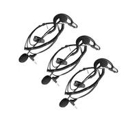 Lot de 3 écouteurs intra-auriculaires Judge avec prise jack 3,5 mm pour interphone moto FBIM V4/6C PLUS/PRO