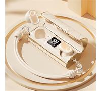 Lot de 3 écouteurs intra-auriculaires style sac à main IPX4 Également un accessoire tendance qui peut mettre vos vêtements Ytp380 (B, 6,42 x 6,63 x 3,5 cm)