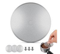 Lot de 3 écrans de puck espresso 53,5 mm - Écrans de puck ultra-fins de 0,2 mm, filtres à café réutilisables en acier inoxydable, compatibles avec les portafiltres 54 mm Sage et Ninja Luxe