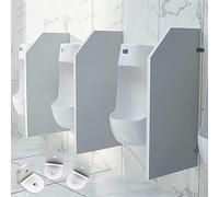 Lot de 3 écrans d'intimité muraux pour urinoirs pour hommes, cloisons décoratives pour espaces publics, salles de bains, hôtels (couleur : différentes options)