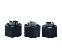 Lot de 3 écrous de serrage pour défonceuse Bosch, mandrin de remplacement pour DW616 DW618 1617 1619 Series, noir métal