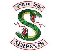 Lot de 3 écussons serpents Riverdale P752 South Side Serpents