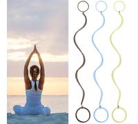 Lot de 3 élastiques à cheveux fins de 40,6 cm, sans dommage, pour femme, pour entraînement de cheveux courts et fins, pour queue de cheval, élastiques à cheveux pour natation, moto, promenade, sport