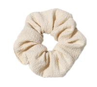 Lot de 3 élastiques à cheveux pour femme - Doux, grands chouchous élastiques - Jolis élastiques - Pour queue de cheval - Pour femme - Beige