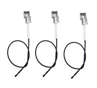 Lot de 3 électrodes d'allumage pour barbecue - Pour Master Forge pour Charbroil - Aiguille à induction à haute température - Pour cheminée à gaz, four et chauffage