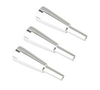 Lot de 3 embouchures de trompette en laiton argenté 1,5 C
