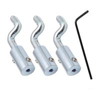 Lot de 3 embouts de câble d'accélérateur de tondeuse à gazon, raccords réglables en acier compatibles avec les vélos et karts pour une réparation rapide et un remplacement (1 jeu comme indiqué)