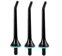 Lot de 3 Embouts de Rechange pour Hydropulseur Oralfree, Nicwell, Nicefeel, COSLUS, Mospro, Zerhunt, Buses à Jet d'Irrigateur Buccal, Matériau ABS Durable, noir