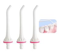 Lot de 3 Embouts de Rechange pour Hydropulseur Oralfree, Nicwell, Nicefeel, COSLUS, Mospro, Zerhunt - Buses à Jet, Matériau ABS Durable, Couleur Blanche