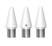 Lot de 3 embouts de rechange pour stylet iPad 1ère et 2ème génération, pointes blanches au design original pour iPad Pro, Air, Mini