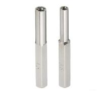 Lot de 3 embouts de tournevis de sécurité 3,8 mm et 4,5 mm pour NES SNES N64 pour Gameboy pour systèmes Gamecube avec poignée surdimensionnée