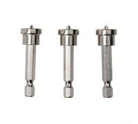 Lot de 3 embouts de tournevis magnétiques avec tige hexagonale 6 35 mm pour une utilisation dans les plaques de plâtre et les cloisons sèches Installation et retrait de vis (3 pièces, 50 mm)