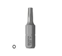 Lot de 3 embouts de vissage Extra-dur Torx T20 à queue 6 pans mâle 1/4 pouces Longueur 25mm BOSCH 2607001611