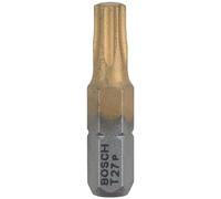 Lot de 3 embouts de vissage Max Grip Torx T27 queue 6 pans mâle 1/4 Longueur 25mm BOSCH 2607001695